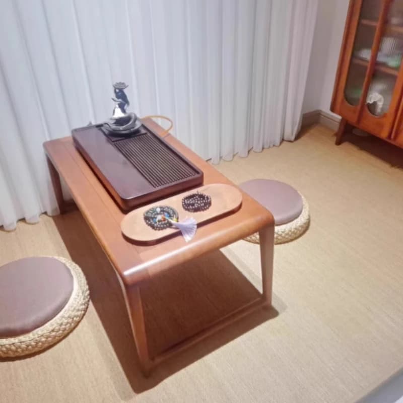 Japanese Tatami Sitting Pad,Versatile Rattan Floor Cushion, Elegant Woven Seat, Balcony Meditation Mat, Room Decorative, Zafu