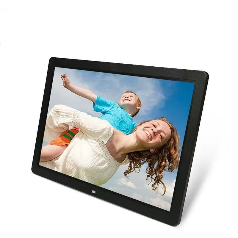 Digital Photo Frame 12.1-inch 1280 * 800 Black/White Video, Music Calendar, USB/SD Horizontal/Vertical Digital Photo Frame,Gifts