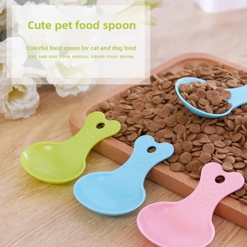 1 Pezzo Paletta Dosatrice in Plastica per Alimenti per Animali Domestici, Cucchiaio per Cibo per Cani, Paletta per Cibo per Cuccioli, Misurino, Paletta per Cibo per Gatti, Accessori per l'Alimentazione degli Animali Domestici