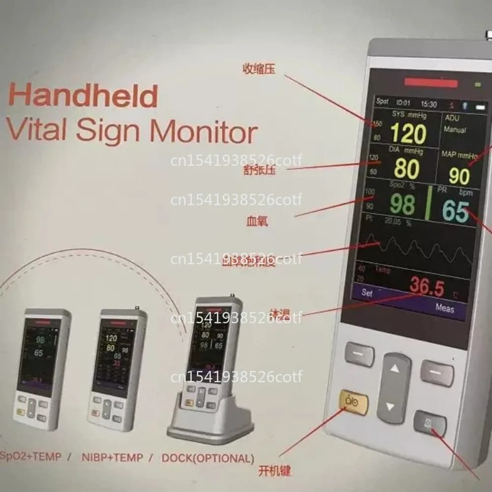 Cardiaca Frequency and Saturation Pulse Oximeter with Veterinary and Mediche and Memory Functions