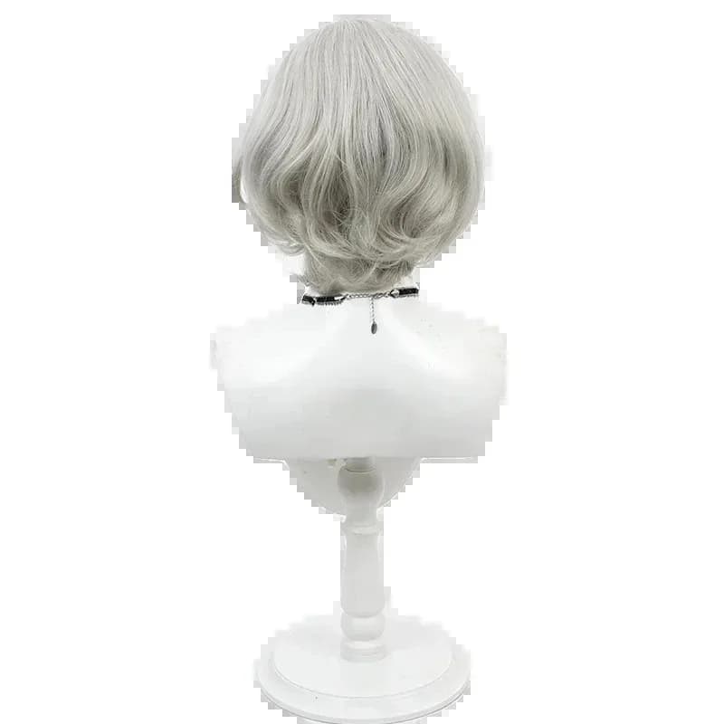 Delicious in Dungeon Mithrun Cosplay Wig Short Gray Synthetic Hair Heat Resistant Halloween Carnival Role Play Party GFG23EDS