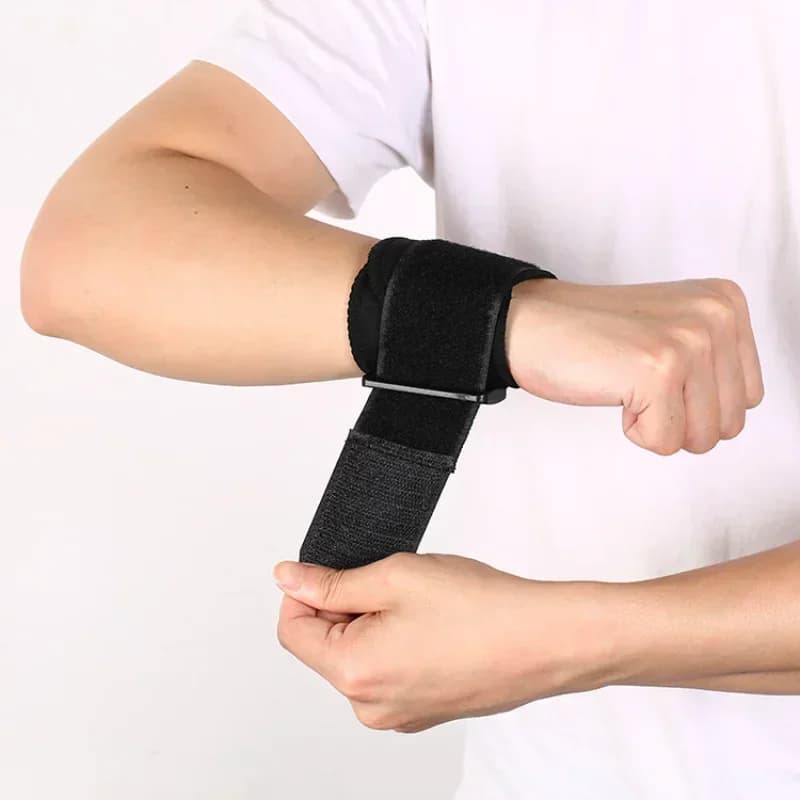Fascia da Polso Sportiva Regolabile, Supporto per Lesioni, Benda Compressiva, Protezione per Palestra e Fitness