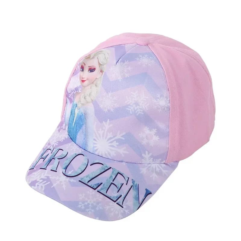 Cappellino da baseball Frozen DSN Elsa Anna, cappello estivo traspirante regolabile per bambine, cappellino hip hop con visiera, cappelli da principessa Frozen
