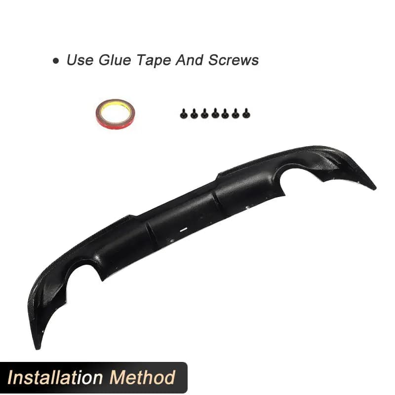 Car Rear Bumper Diffuser Lip Spoiler Carbon Fiber for Infiniti G37 US Version Sedan GT 2009-2013 Rear Apron Lip Guard Body Kit