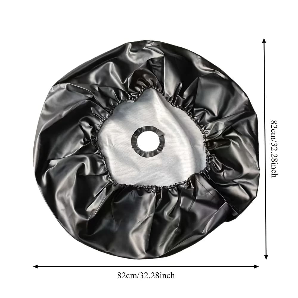Tire Cover With Camera Hole | Compatible With For JEEP For Wrangler JL Sport/Sahara (2018-2025) With Backup Camera, Fits Tire Si