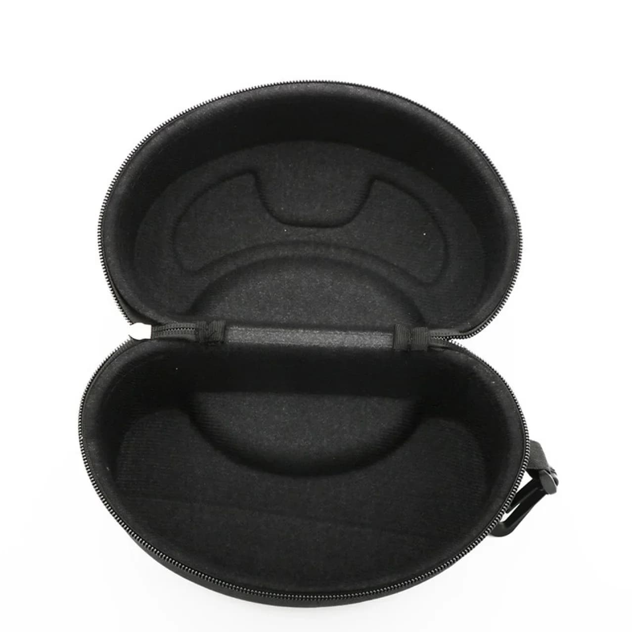 Custodia rigida portatile con cerniera grande per occhiali da sci, casco da moto e occhiali da fuoristrada