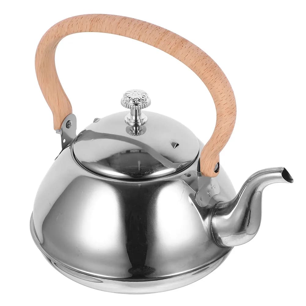 1.5L Thickened Food Grade Stainless Steel Stovetop Kettle for Gas Electric Ceramic Induction Halogen Wood Stoves Retro Tea