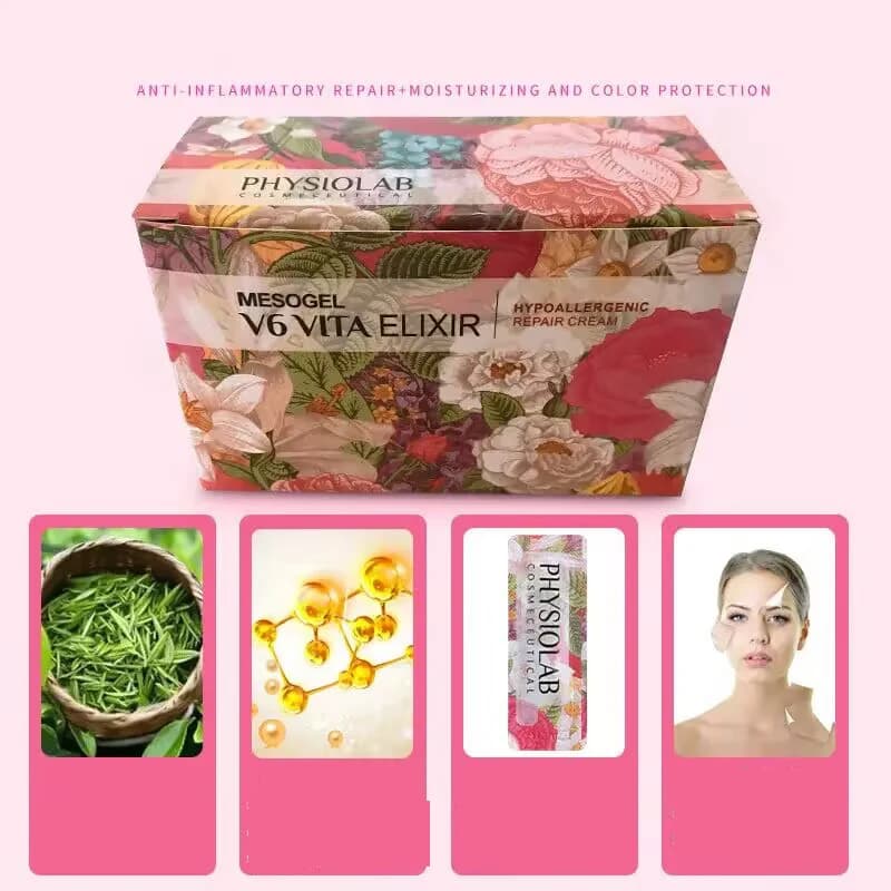 50/100 BB Cream Glow Beauty Repair Cream Physiolab Mesogel V6 Vitamin C Flower Dr Pen Mesotherapy Regenerative Repair Gel