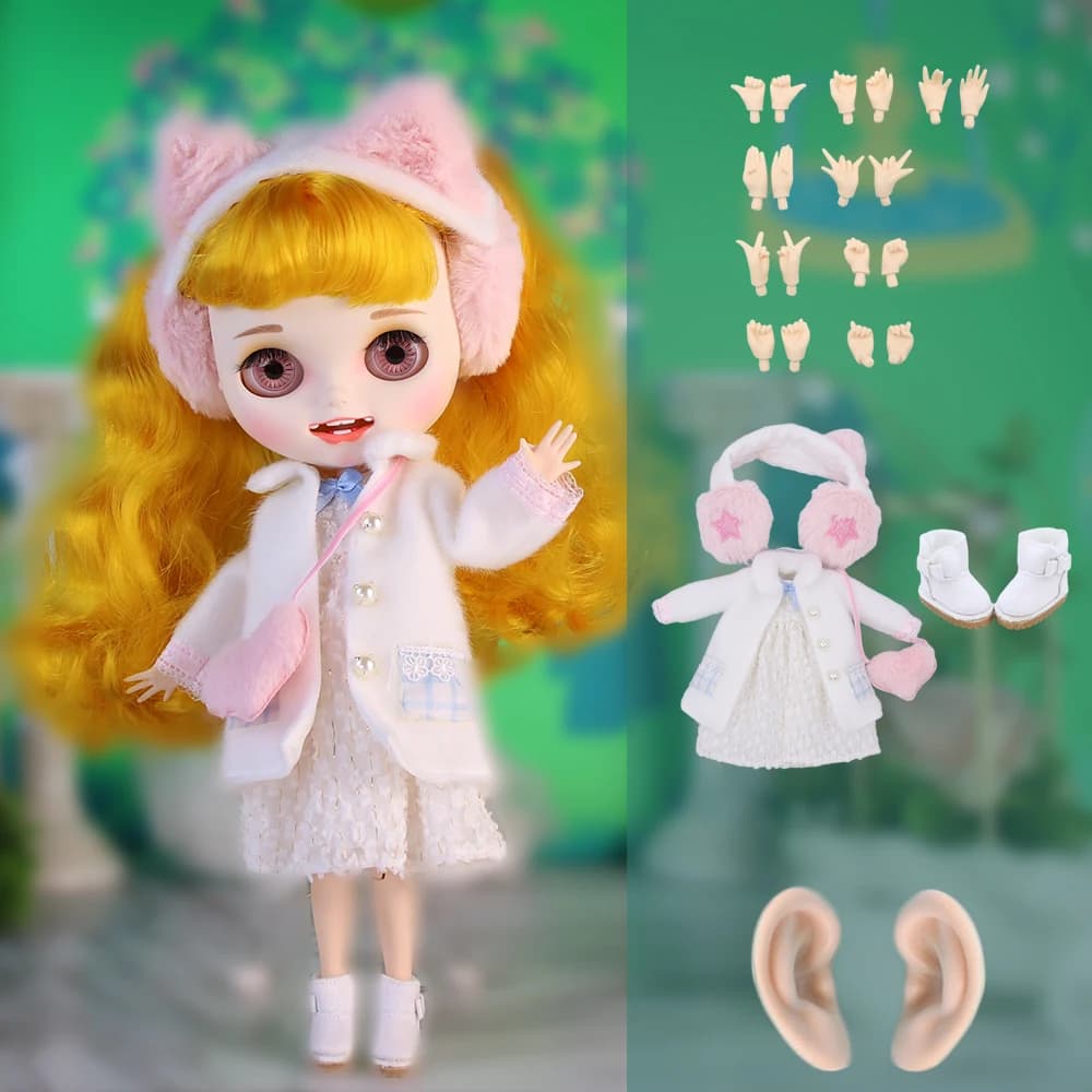 ICY DBS Blyth 1/6 bjd dolls joint body custom face capelli colorati contiene abbigliamento e scarpe speciali
