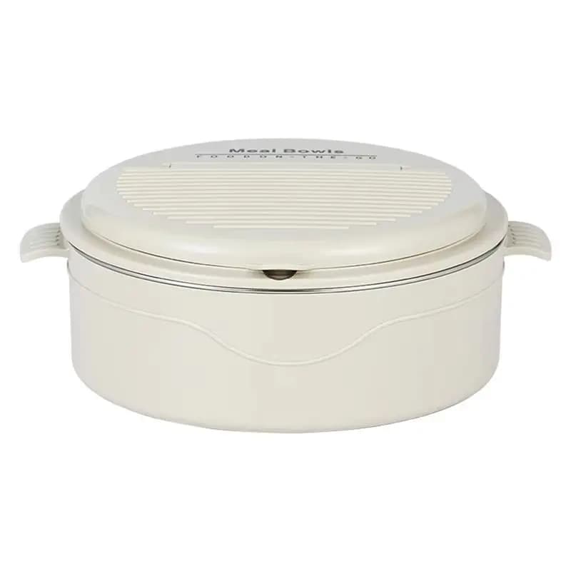 A24F-Contenitore per il pranzo in acciaio inossidabile per impiegati, ciotola portatile per noodle istantanei, contenitore per pasti e bento box