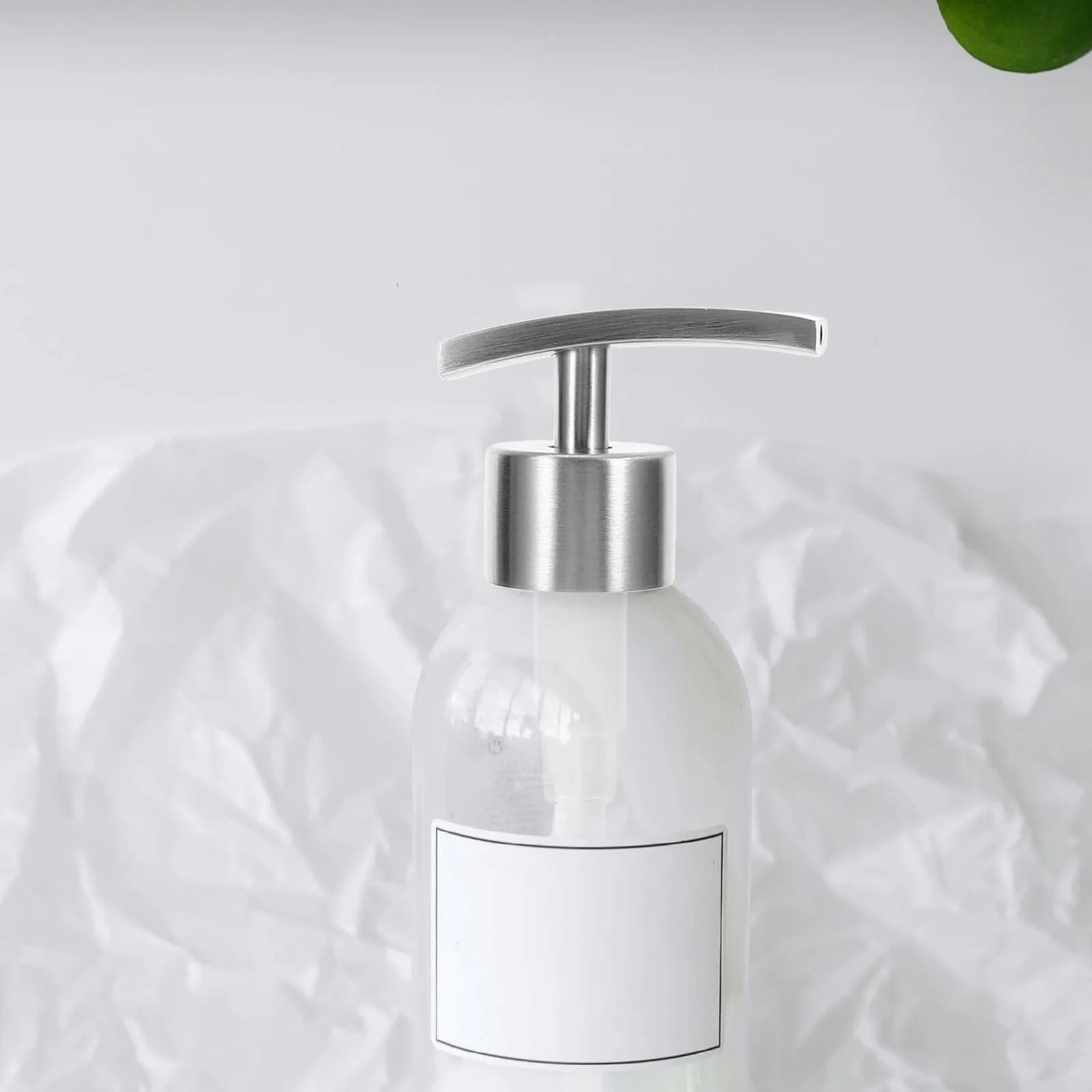 Dispenser di Sapone in Acciaio Inox Resistente per Shampoo, Sapone Liquido, Lozione, Balsamo, Bottiglie Ricaricabili 25Cm Personalizzabili
