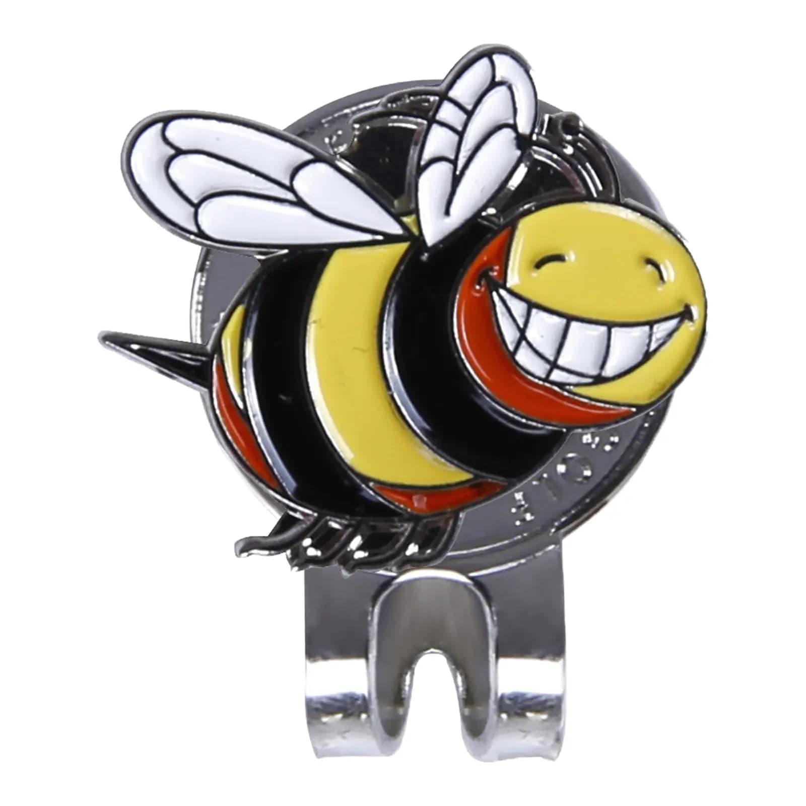 Golf Hat Magnet Ball Marker Clip Alloy Rust Resistant Putting Alignment Tool for Golfers Practice and Play