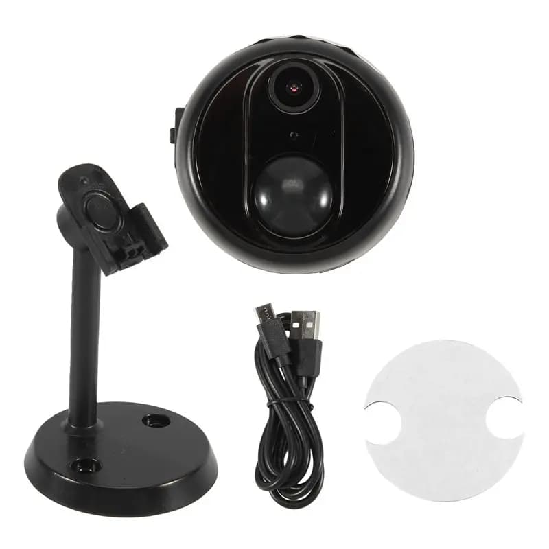 ASMA-OKAM Telecamera Mini 4G da 3MP con Scheda SIM, Videocamera di Sicurezza, Monitoraggio Remoto, Visione Notturna, Telecamera Intelligente per Casa