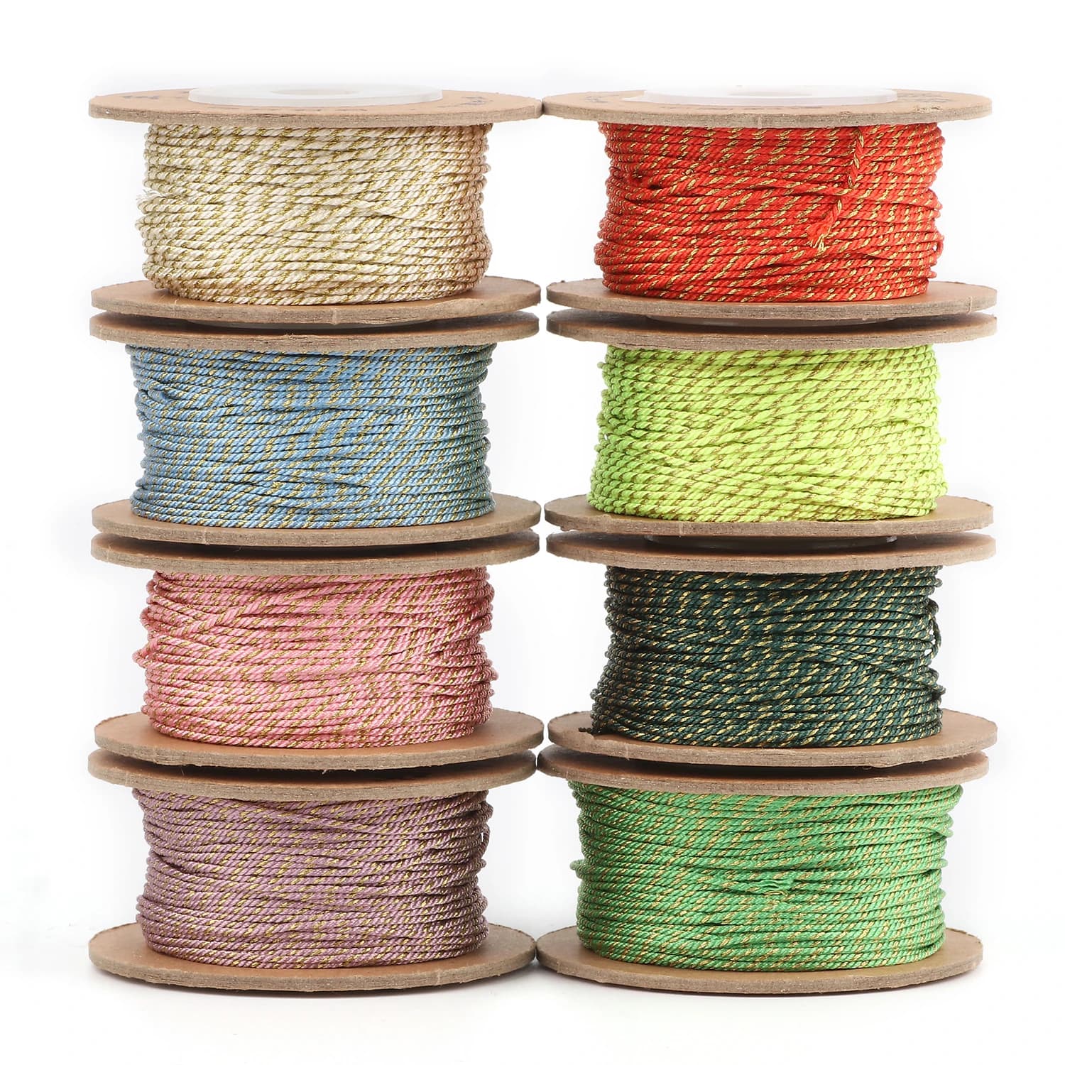 20 meters/roll 1mm 3 layers 100% cotton rope knot rope Macrame rope for jewelry making results ethnic bracelet DIY accessories