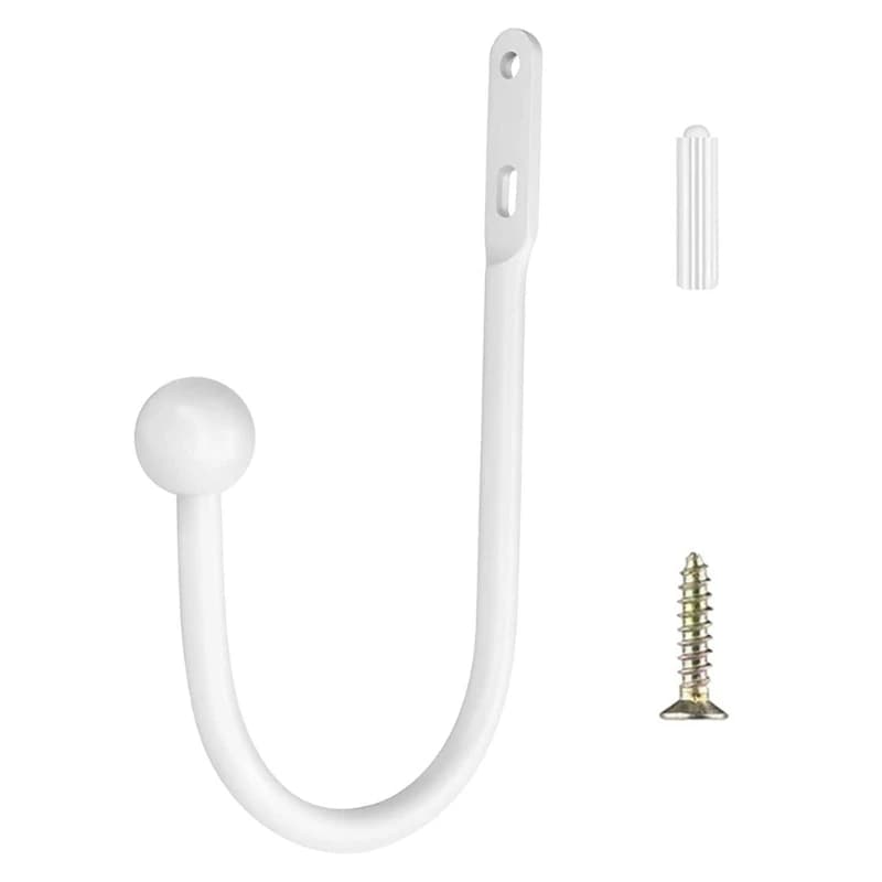 581D Fissato Muro Tenda Holdback Gancio Appendiabiti Cappello Cappotto Appeso a Parete Porta Appendiabiti Tendaggi per