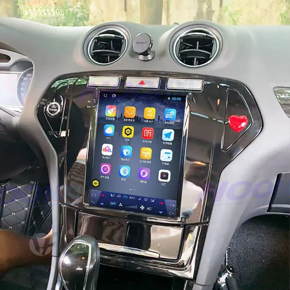 Android 13 Per Ford Mondeo MK4 Galaxy 2011-2013 Tesla Stile di Navigazione GPS Auto Autoradio Lettore Multimediale 7862 CPU 4G Carplay