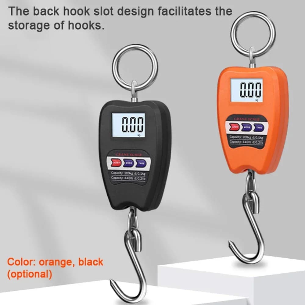 Bilancia Elettronica Portatile per Bagagli, Bilancia Digitale Multifunzione con Display LCD, Strumento di Pesatura Manuale ad Alta Precisione per Viaggi