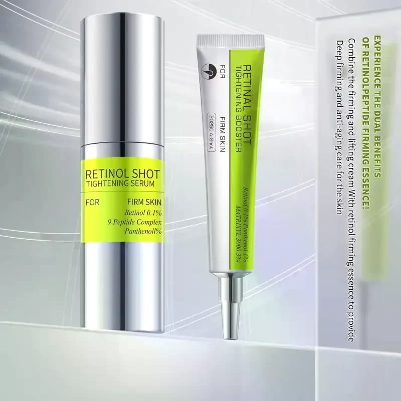 /YOV/The A Retinal Tightening Booster Firm Skin Eye Cream 15ml Face Serum 30ml Set Beauty Skin Care Korean Original Instant