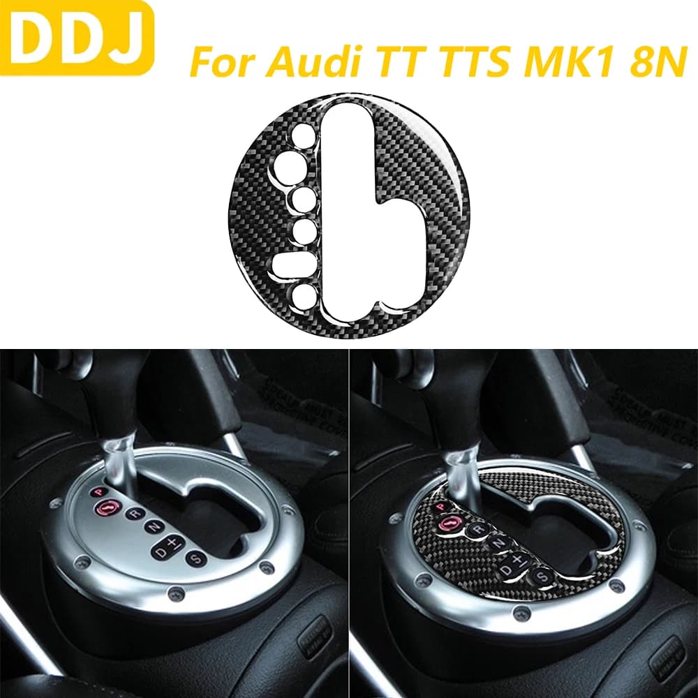 For Audi TT TTS MK1 8N 2001-2006 Automatic carbon fiber change panel Car accessories Interior decoration Wall decal
