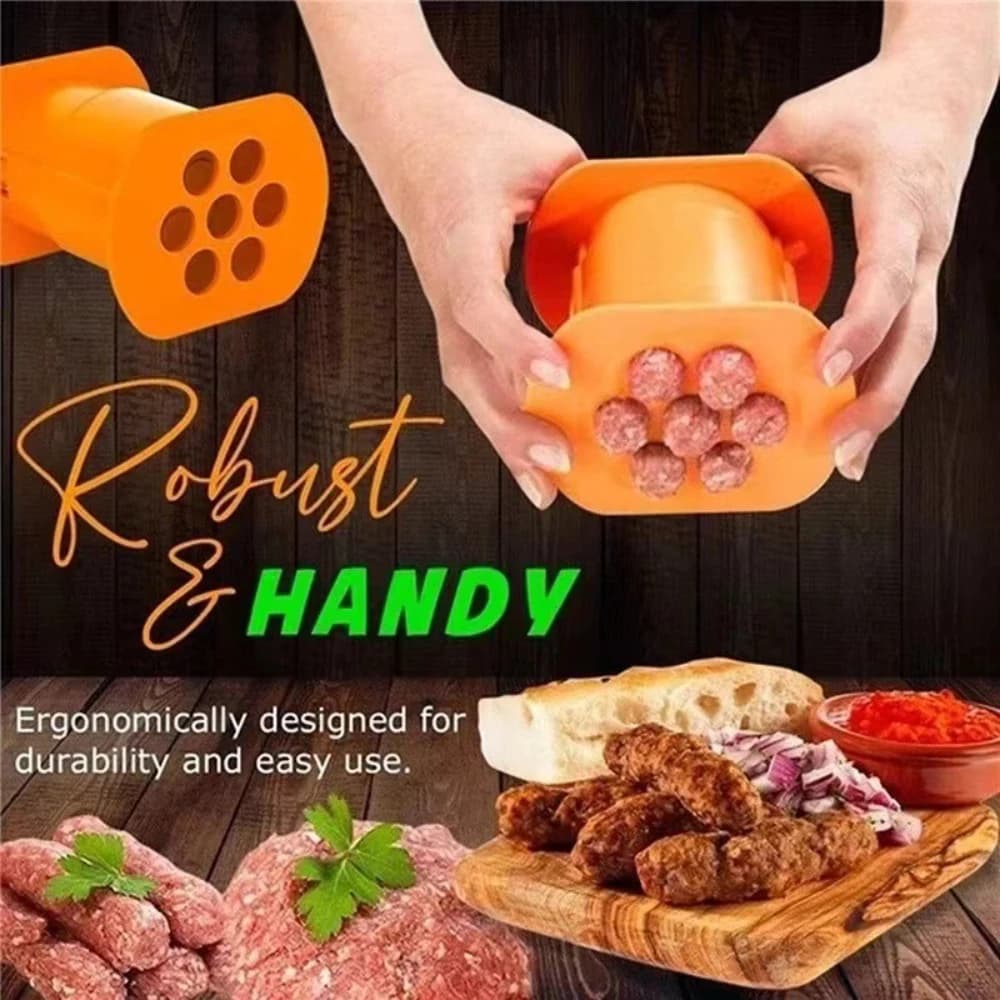 Hot Dog Maker Press Burger Meat Strip Squeezer DIY Home Kitchen Tool for Noodle Meatballs Stuffed Sausages Tools Cooking Gadget