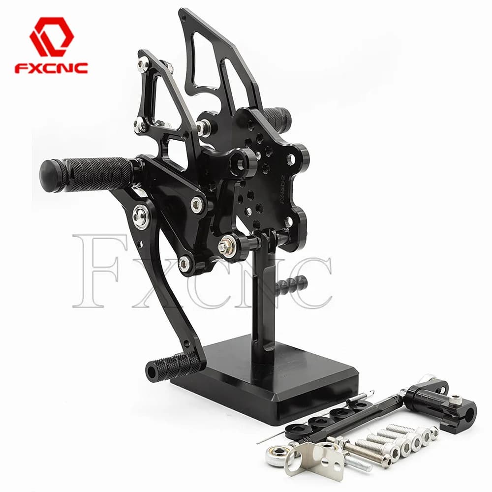 Per Yamaha YZF R3 MT-03 2014-2024 CNC Rearset Pedana Poggiapiedi Set Posteriore Pedane Pedale YZF-R3 YZFR3 2015 2016 2017 2018 2019