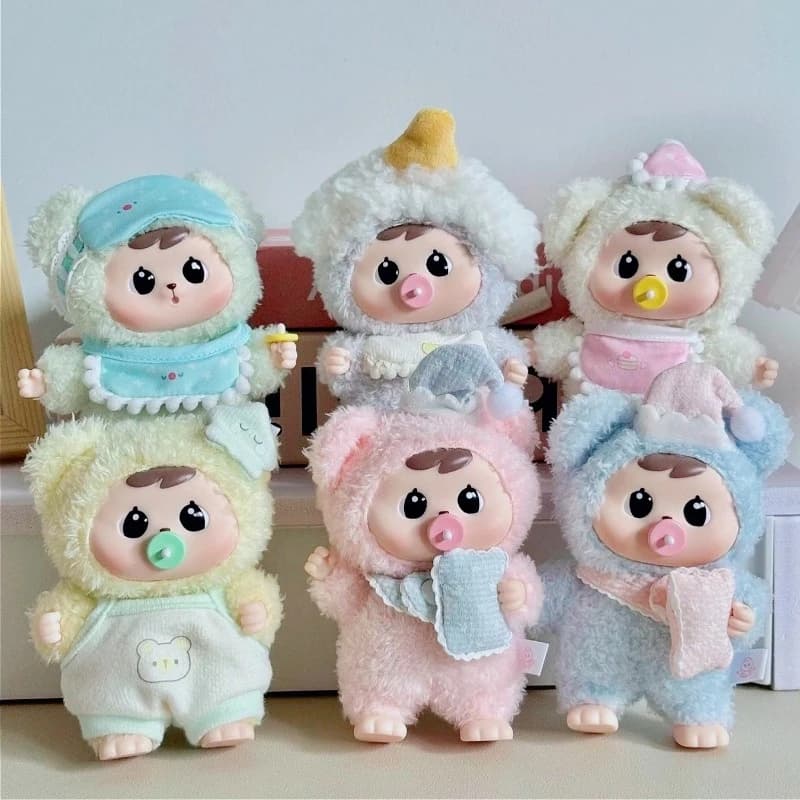 Bao-Ao 2nd Baby Goodnight Vinyl Blind Box Cute Baby Anime Figure Doll Surprise Bag Pendants Mystery Trendy Toys Collectible Gift