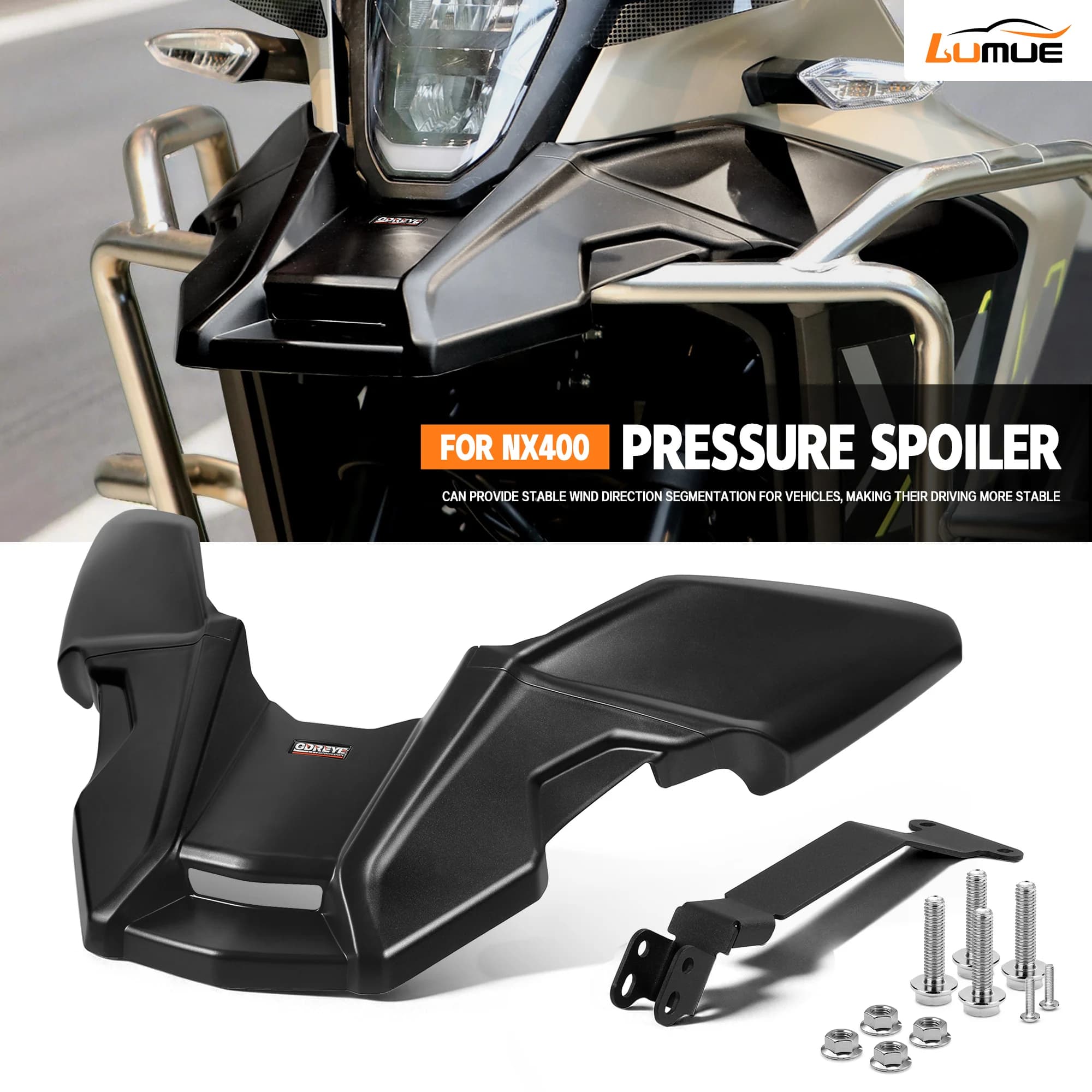 For Honda NX500 NX400 nx 500 2023-2026 Accessories Motocycle Fairing Front Extension Beak Arrows Covers Wheel Extender Cover