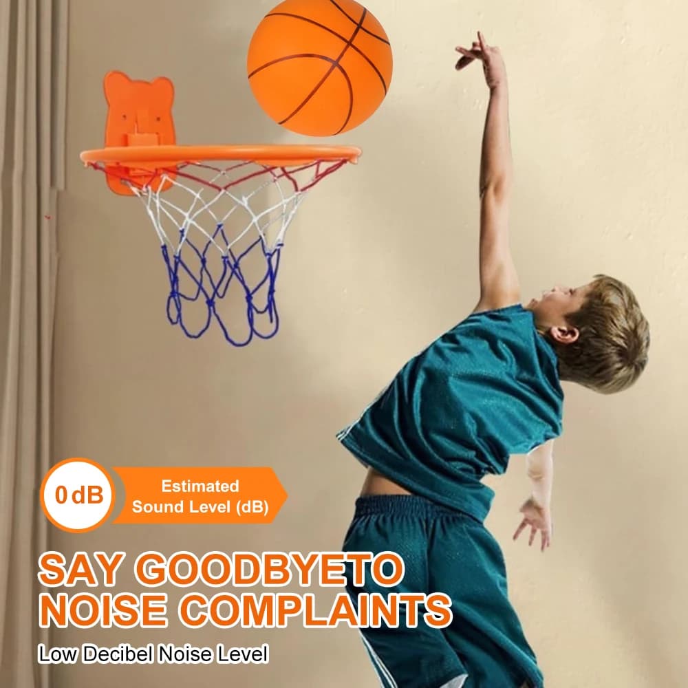 Pallone da basket in schiuma silenziosa, solo per interni, rispettoso del pavimento e senza rumore, essenziale per lo sport domestico dei bambini. 3