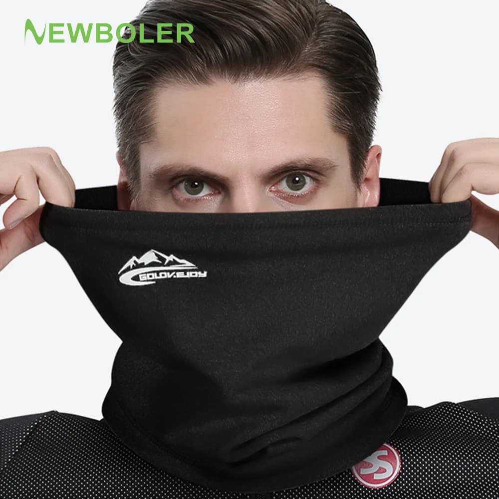 Men Women Winter Sports Bandana Running Dralon Thermal Neck Warmer Ski Hiking Cycling Riding Snowboard Scarf Windproof Headgear