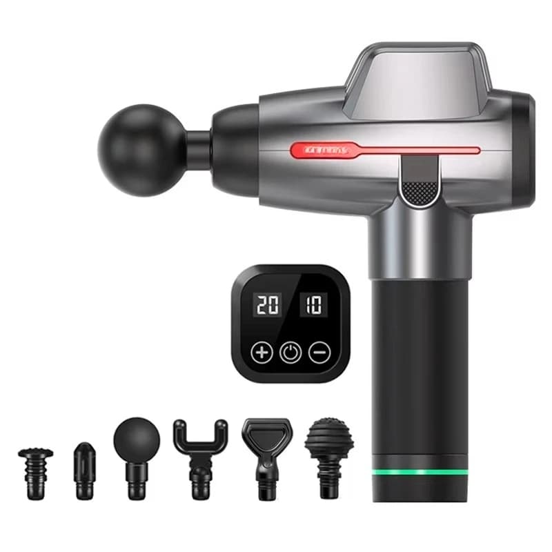 Trending Now Extra Long Rapid Release Heated Head Precise Acupressure Pain Relief Massager Device Vibration Muscle Massage Gun