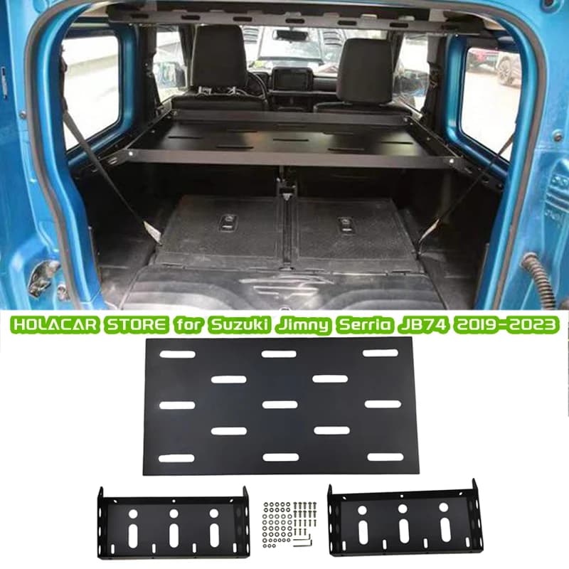 Rear Boot Trunk Tray Cargo Rack Shelf Storage Hanging Board Panel Tail Box Rack For Suzuki Jimny 3 Door Jimny JB64 JB74 2019+