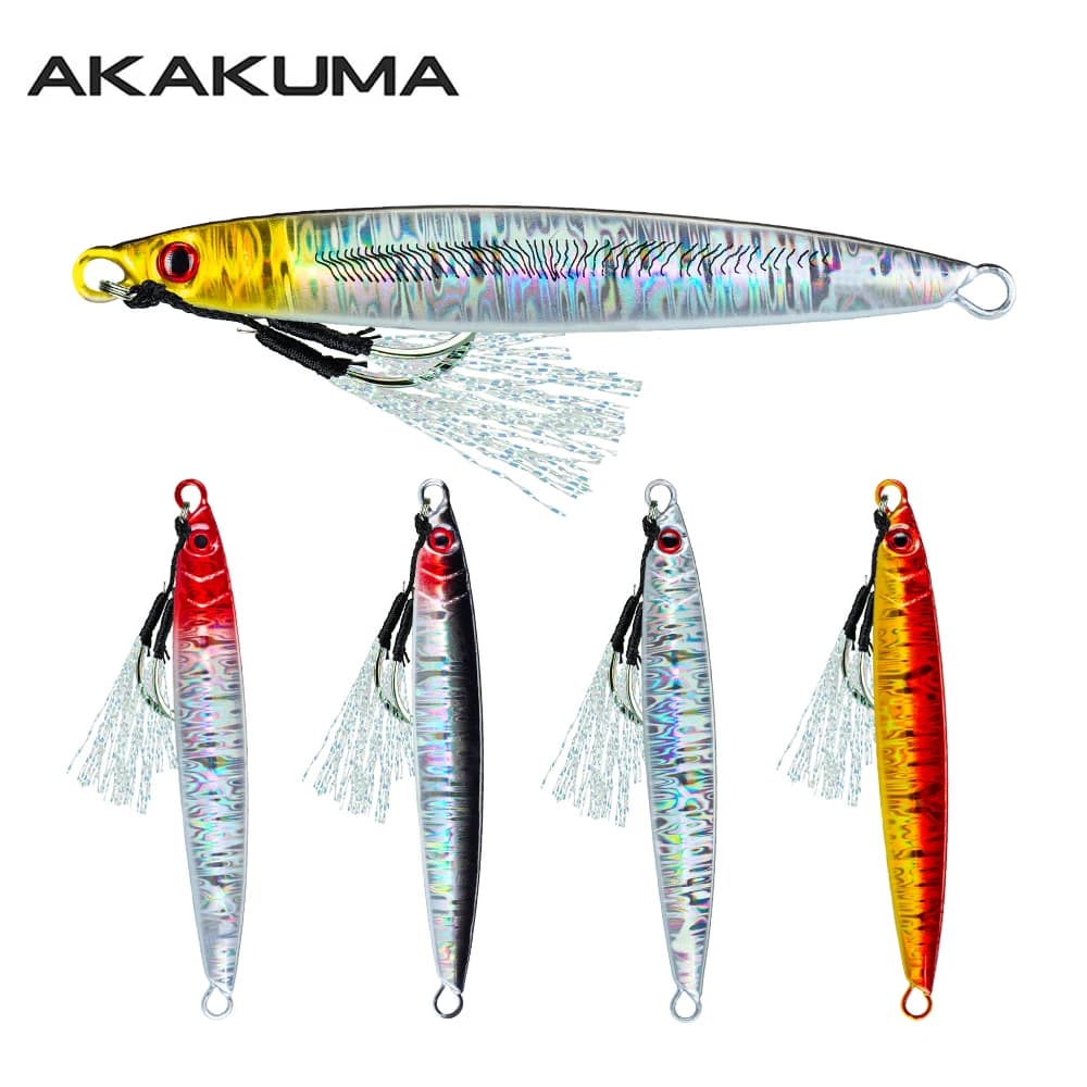 1Pc Jig in metallo Casting Lure 14g-100g Affondamento Esche da jigging in metallo Esca dura artificiale Jig da pesca con occhi 3D e ganci affilati