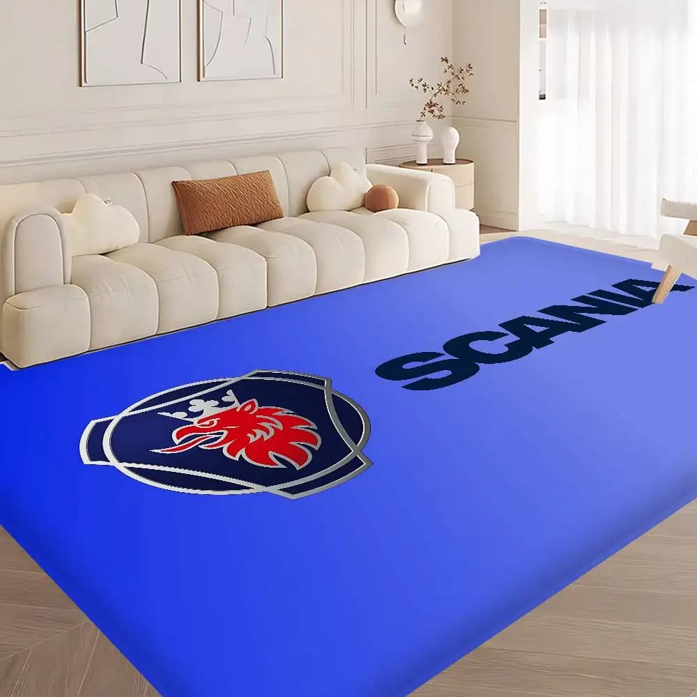 Tappetino con logo S-Scania, decorazione per la camera dei bambini, per la camera da letto, per il balcone, antiscivolo, per il soggiorno, tappeto di benvenuto