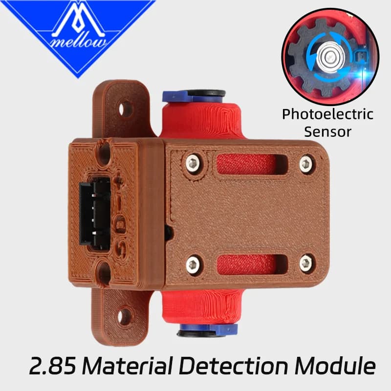 Mellow DIY 2.85MM MDM Modulo di rilevamento del materiale per la rottura del filamento di stampa 3D, intasamento e aggrovigliamento della stampante 3D