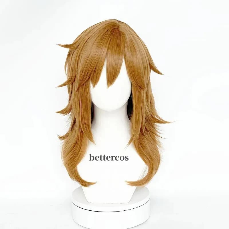 Link Twilight Princess Parrucca lunga 50 cm Anime Cosplay Parrucche sintetiche resistenti al calore CV4,;'G8,;DH