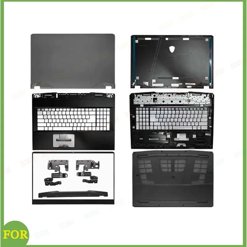 Adatto per laptop serie GP76 MS-17K2 17K3 17K4: cover posteriore LCD/pannello frontale/poggiapolsi/scocca inferiore/copertura cerniera ABCD