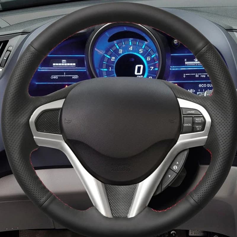 Personalizza FAI DA TE In Pelle Micro Fibra Coprivolante Dell'automobile Per Honda CR-Z CRZ 2011 2012 2013 2014 2015 2016 Interni Auto