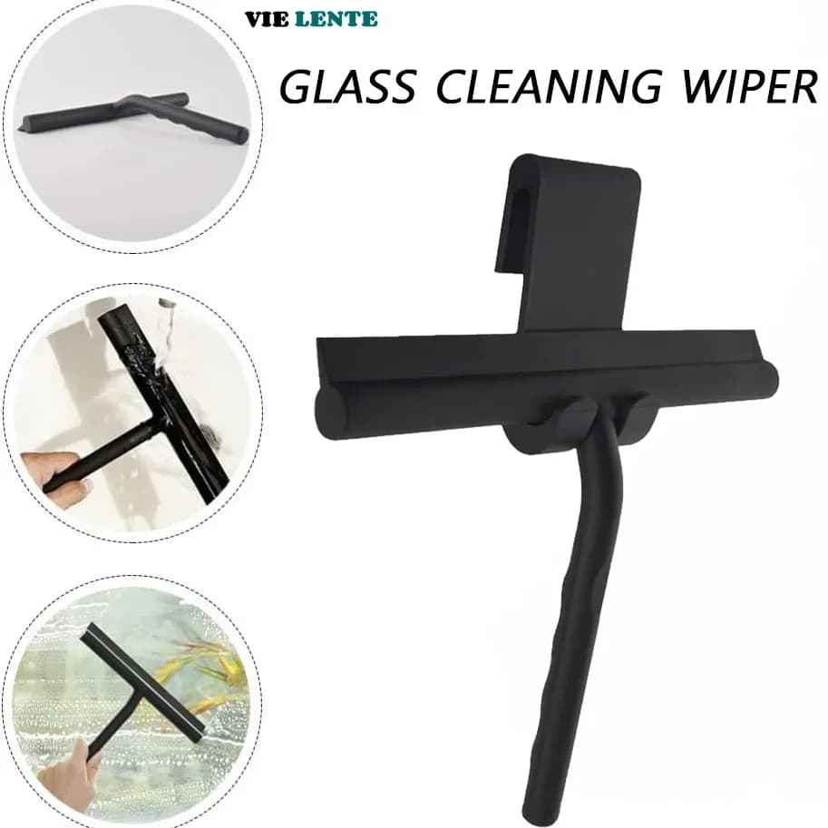Detergente per vetri Tergicristallo Raschietto Doccia Seccatoio Utensili manuali Detergente per vetri Specchio Piastrelle per finestre per auto Tergicristallo Staffa per appendere gel di silice
