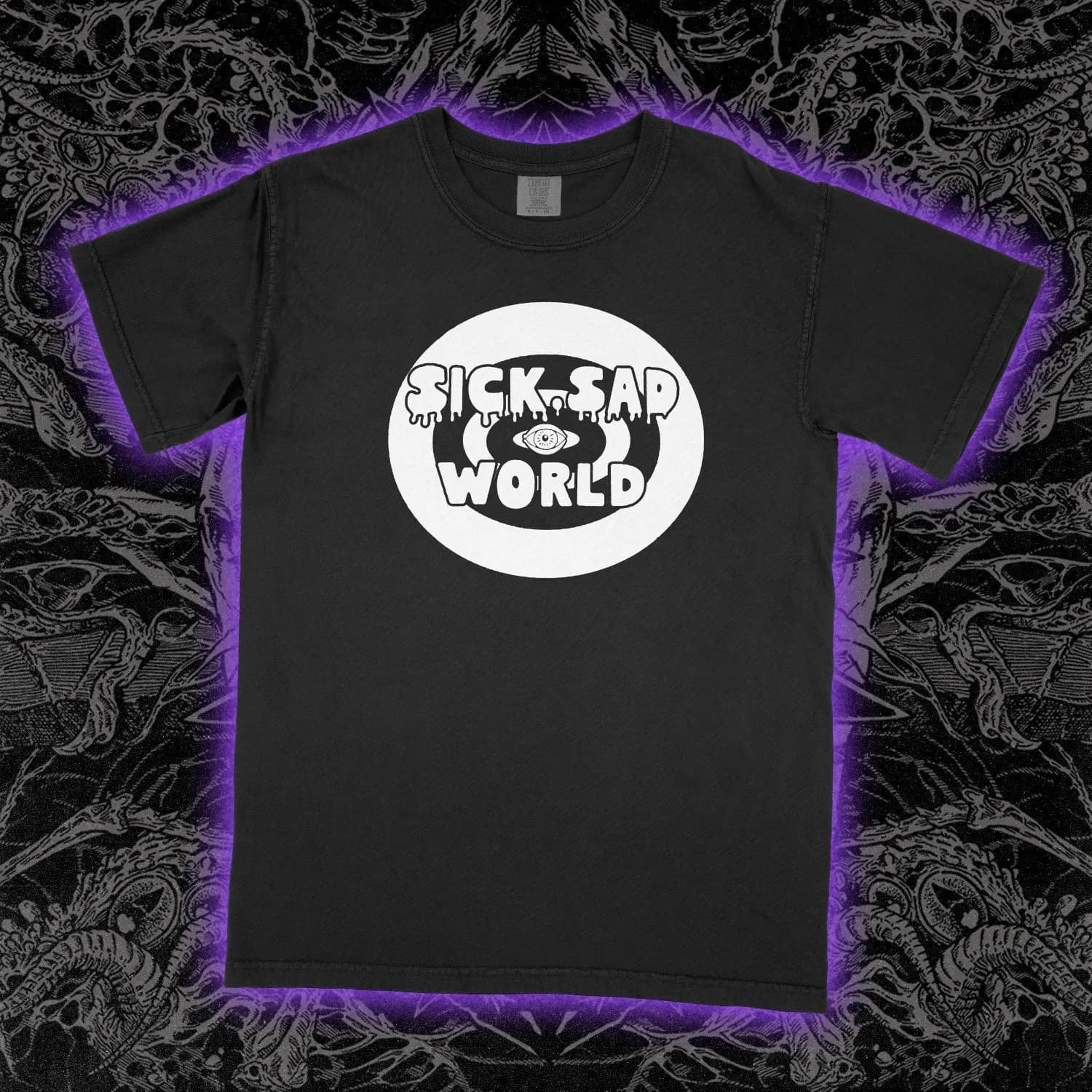 T-shirt Sick Sad World vintage con grafica parodia del cartone animato Daria, anni '90, unisex, morbida