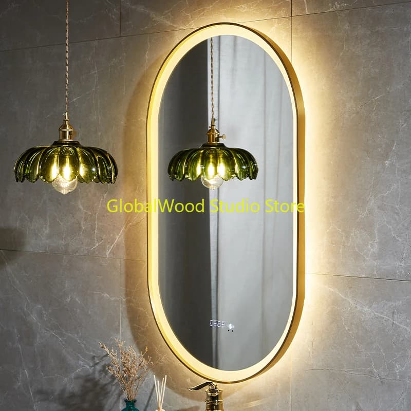 Specchio per decorazioni per il bagno Articoli Decorazione Specchio da parete Decor Home Soggiorno Decorazione Accessori Piccolo aspetto dal vivo