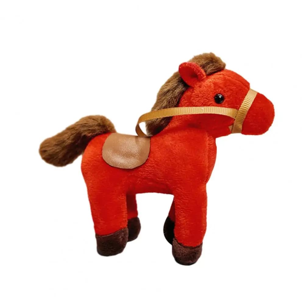 Portachiavi per bomboniere Portachiavi con cavallo in peluche Ciondolo Zaino per bambini Borsa con ciondolo Accessorio per bagagli Portachiavi con mascotte morbida per borse