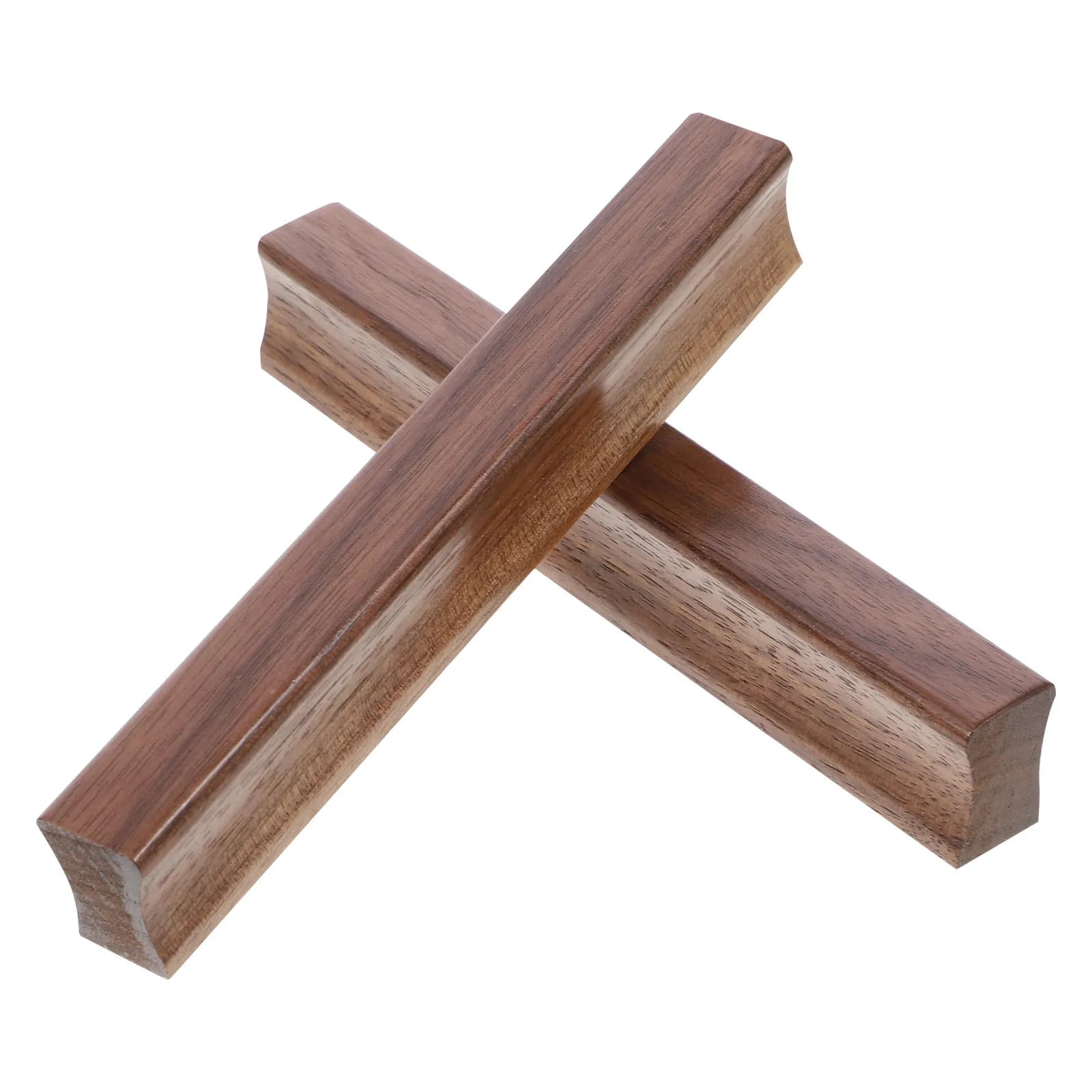 2 Pezzi Maniglie per Cassetti in Legno Liscio, Maniglie Ergonomiche per Armadi, Cassettiere e Mobili da Cucina, Stile Moderno e Semplice