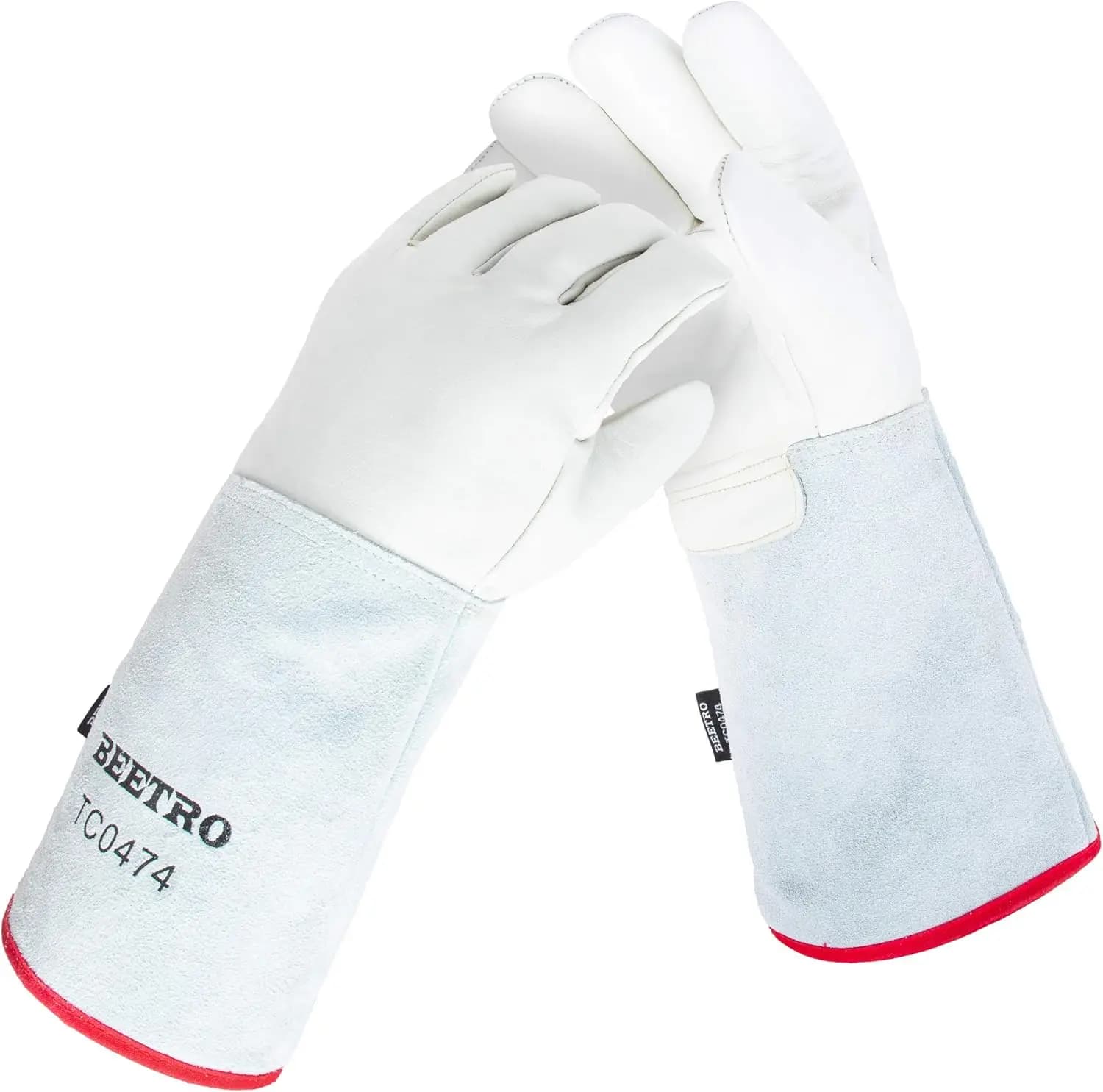 Guanti Anticongelanti per la Manipolazione di Ghiaccio Secco, Protezione da Azoto Liquido, -292°C ° F/-180 ° Classificato con indice C con interno in spugna e cotone