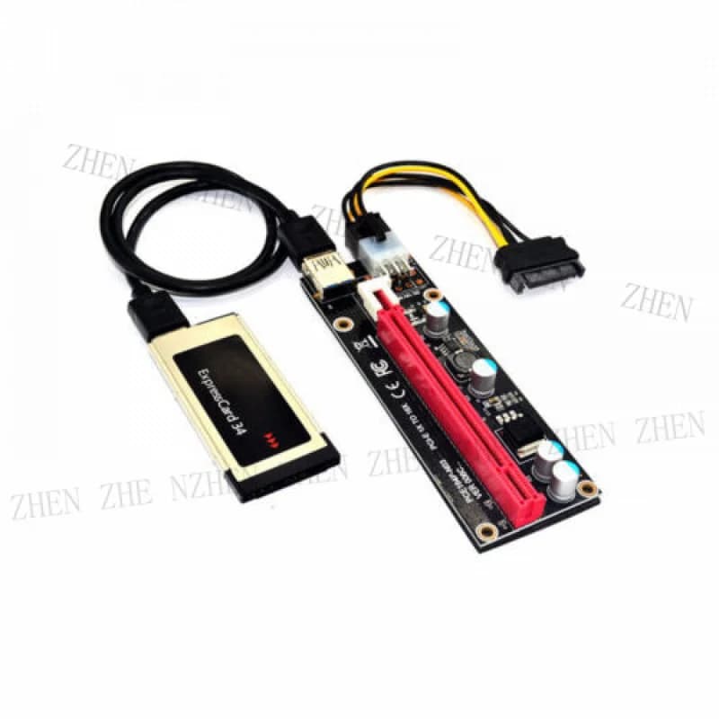 Y Expresscard Express Card da 34 mm a PCI-E 16X Riser per scheda GPU esterna per laptop