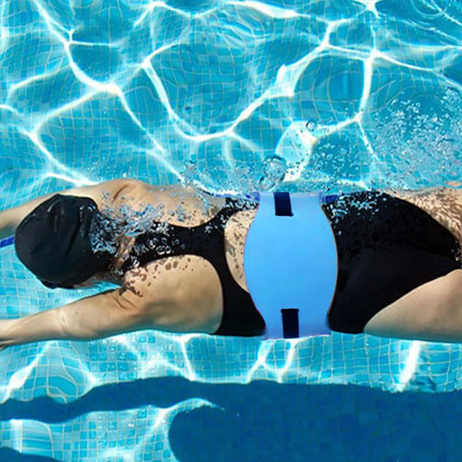 Swim Flotation Belt EVA Reduce Joint Pressure Adjustable Flexible Fit Swimming Flotation Exercise Belt Water Buoyancy Equipment