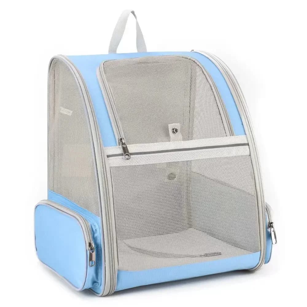 Borse da viaggio portatili per gatti Zaino in rete Borsa leggera e traspirante per piccoli animali per uccelli Parrocchetto Criceto Forniture per animali domestici