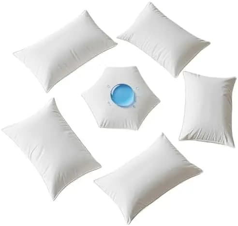 Protezioni per cuscini impermeabili, confezione da 4 - King 20x38" Bianco