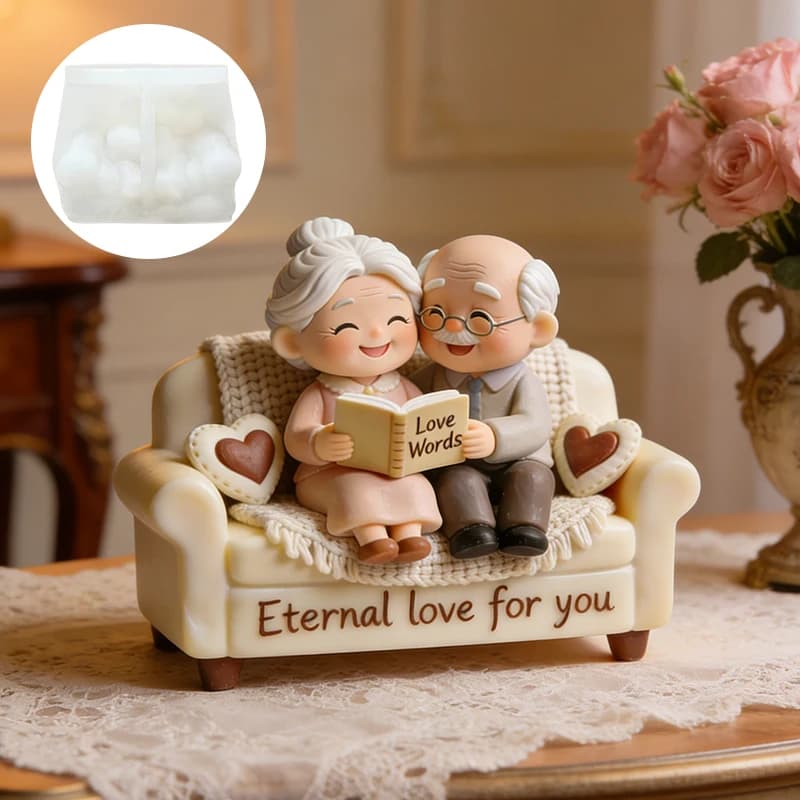 Stampo in Silicone per Candele 'Amore Eterno', Stampo Riutilizzabile per Resina, Argilla e Gesso, Stampo Fai-da-Te per Candele con Oli Essenziali