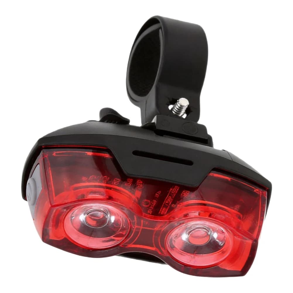 1pc Bike Tail Light Plastic 7CM*3.5CM*3CM 3 Files Flash Mode Mountain Bicycle Red Light Tail Light Cycling Equipment
