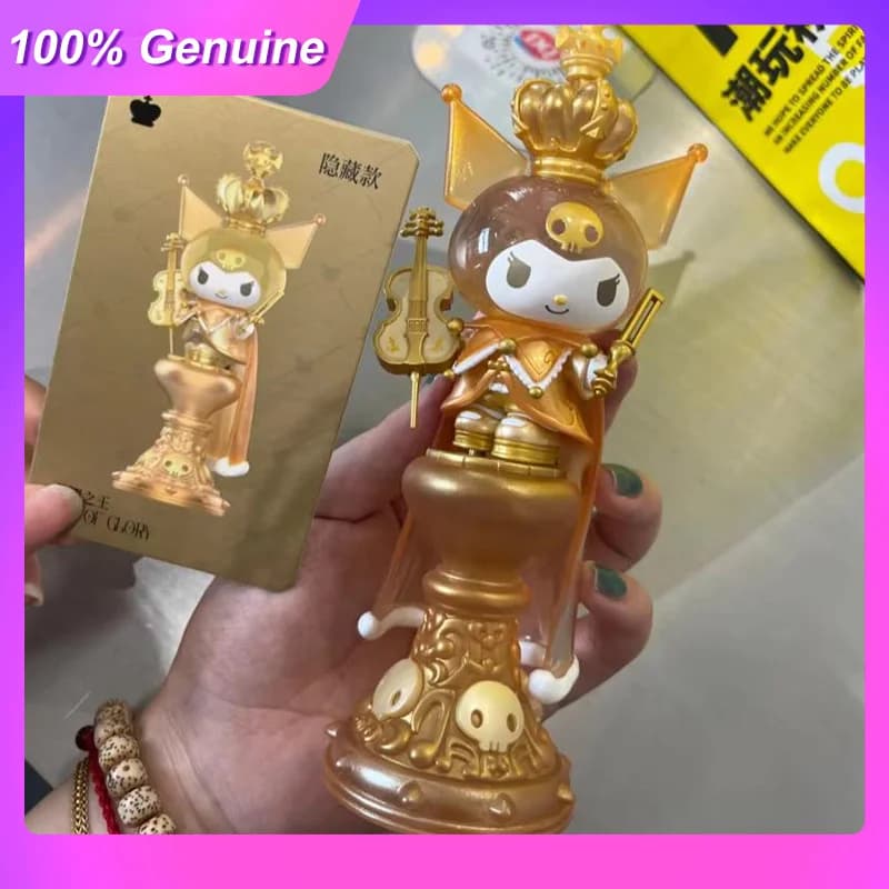 100% Originale Disponibile Serie Scacchi Kuromi Blind Box Scatola a Sorpresa Misteriosa Cartone Animato Ornamento da Scrivania Collezione Regali di Compleanno